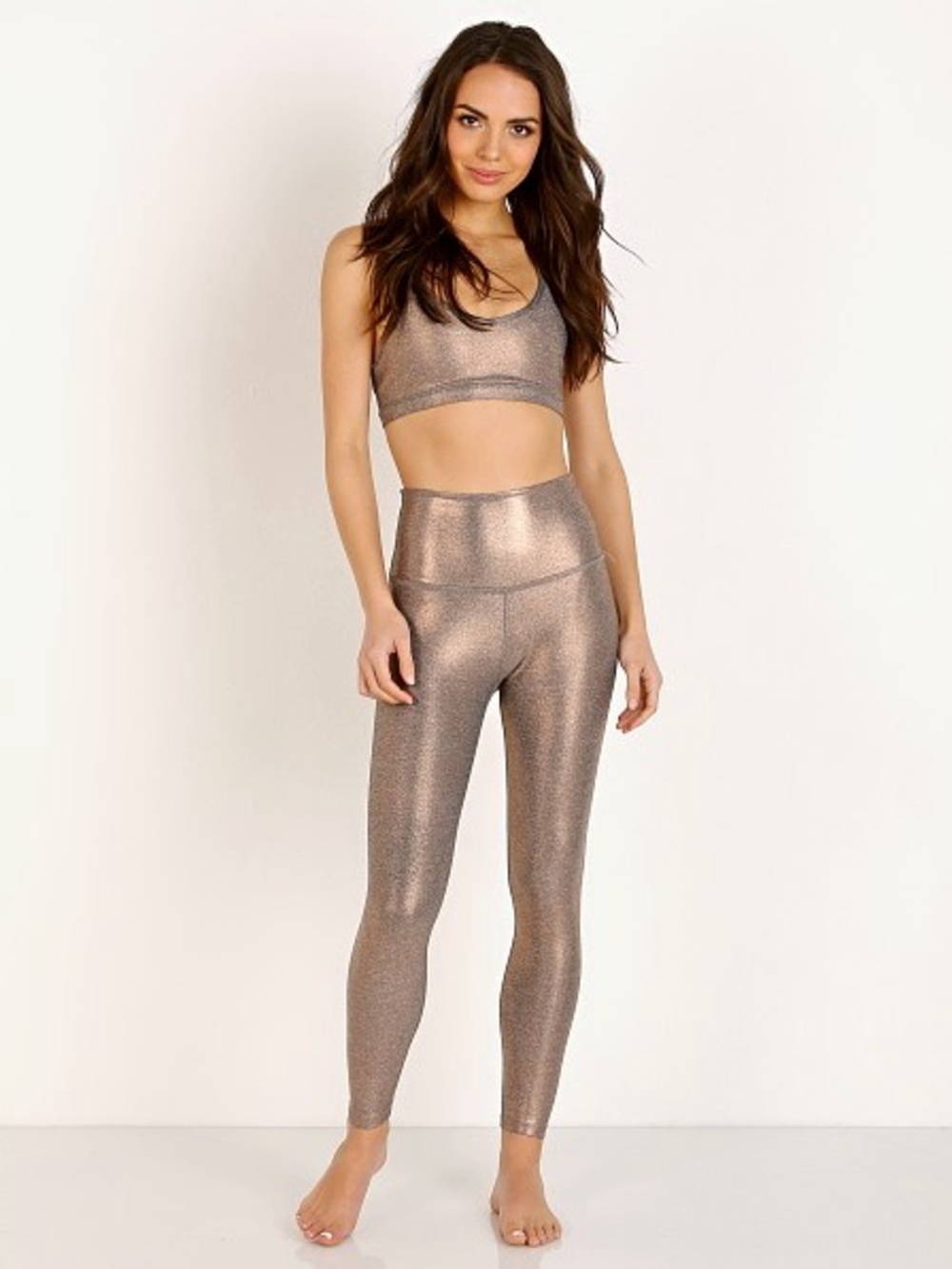 BEYOND YOGA Dusted High Waisted Legging Rose Gold Sz XS